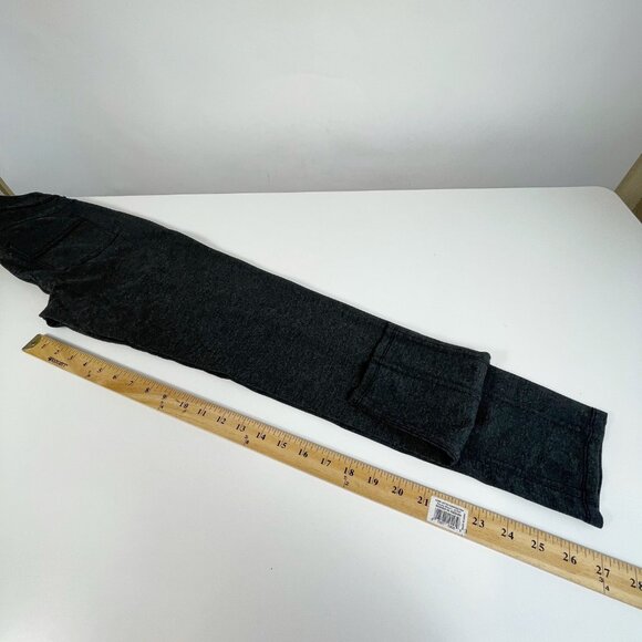 Athleta Ponte Moto Skinny Pant Leggings Heather Gray Sz 2 Womens Zip Pockets - Picture 10 of 10